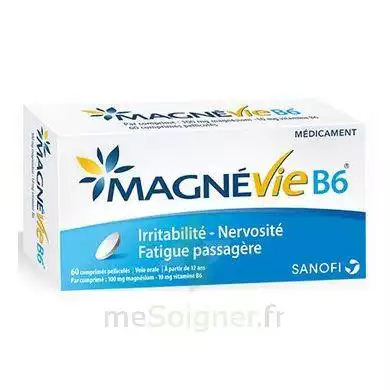 Magnevie B6 100 Mg/10 Mg Comprimés Pelliculés Plaq/60 à FONTENAY-TRESIGNY