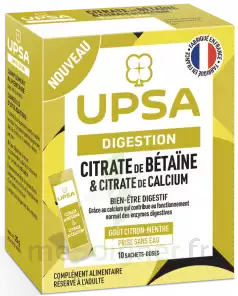 Upsa Citrate De Bétaïne & Citrate De Calcium Poudre 10 Sachets à FONTENAY-TRESIGNY
